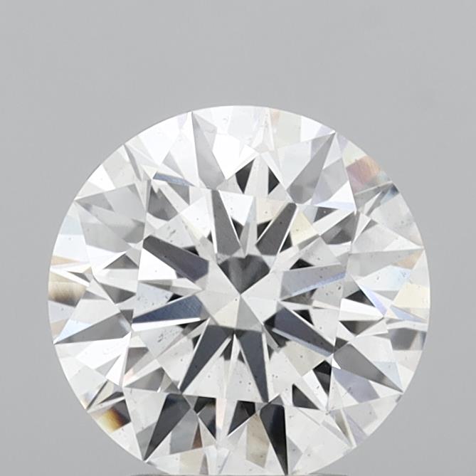2.52 Carat Round Shaped, Ideal Cut, F Color, VS2 Clarity, IGI Certified Lab Grown Diamond