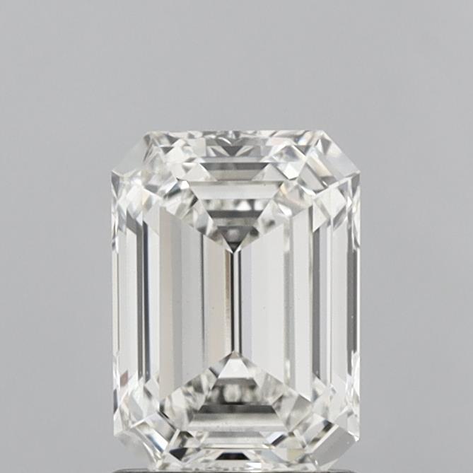 1.56 Carat Emerald Shaped, Ideal Cut, G Color, VS1 Clarity, IGI Certified Lab Grown Diamond