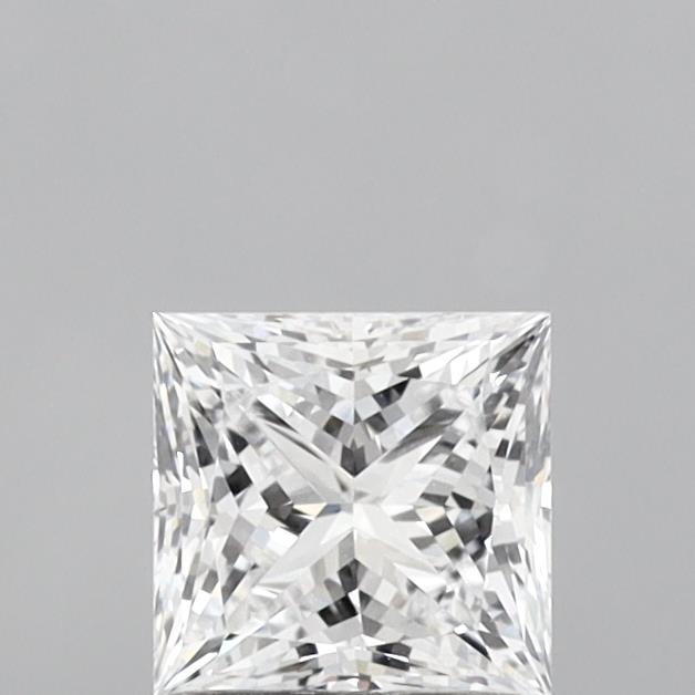 1.06 Carat Princess Shaped, Ideal Cut, D Color, IF Clarity, IGI Certified Lab Grown Diamond