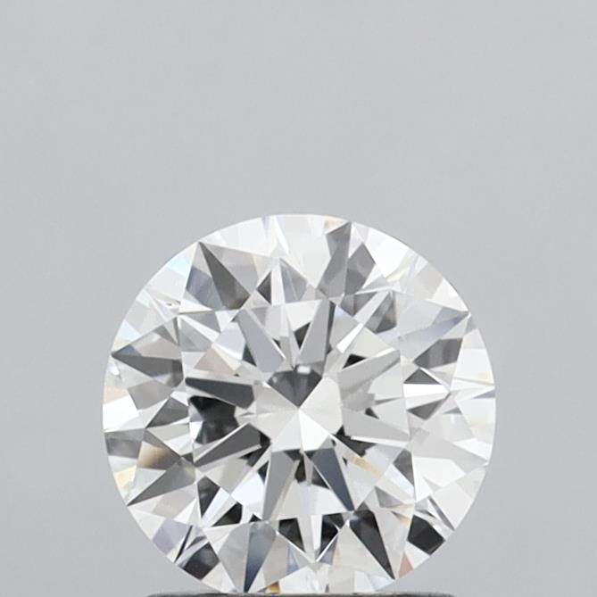 1.23 Carat Round Shaped, Ideal Cut, D Color, VS1 Clarity, IGI Certified Lab Grown Diamond
