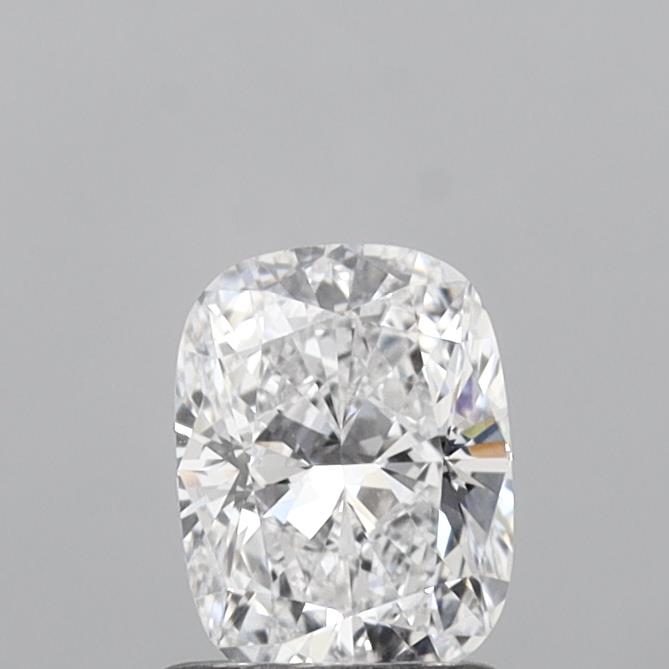 1.00 Carat Cushion Shaped, Ideal Cut, D Color, VVS2 Clarity, IGI Certified Lab Grown Diamond