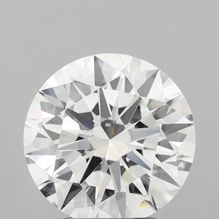 2.93 Carat Round Shaped, Excellent Cut, F Color, VVS2 Clarity, IGI Certified Lab Grown Diamond