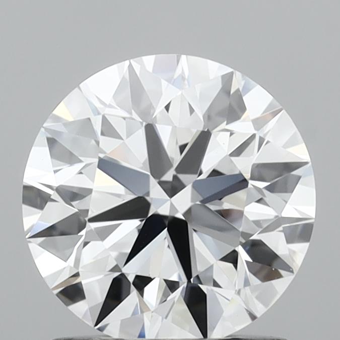 1.12 Carat Round Shaped, Ideal Cut, D Color, VVS2 Clarity, IGI Certified Lab Grown Diamond