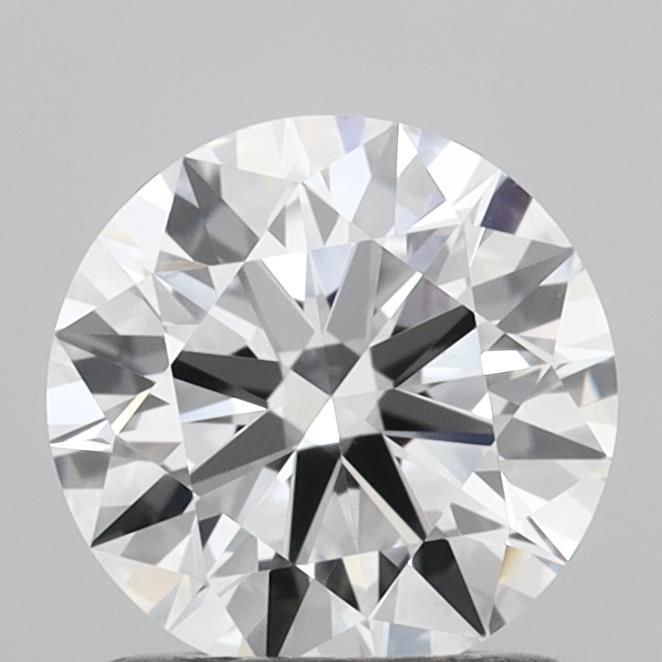 1.08 Carat Round Shaped, Ideal Cut, D Color, VVS2 Clarity, IGI Certified Lab Grown Diamond