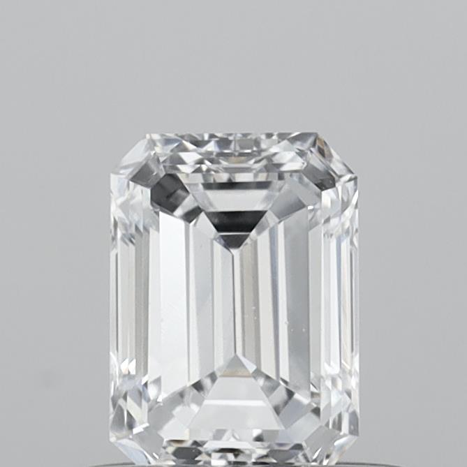 0.53 Carat Emerald Shaped, Very Good Cut, E Color, VS1 Clarity, IGI Certified Lab Grown Diamond