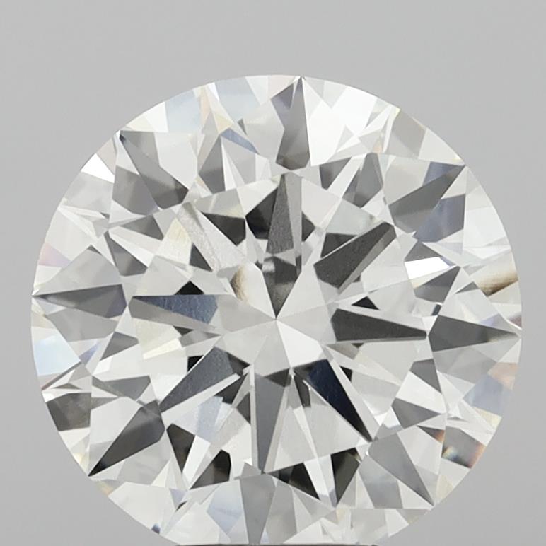 6.06 Carat Round Shaped, Excellent Cut, G Color, VVS2 Clarity, IGI Certified Lab Grown Diamond