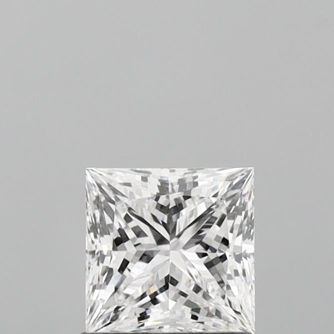 1.02 Carat Princess Shaped, Ideal Cut, D Color, VS1 Clarity, IGI Certified Lab Grown Diamond