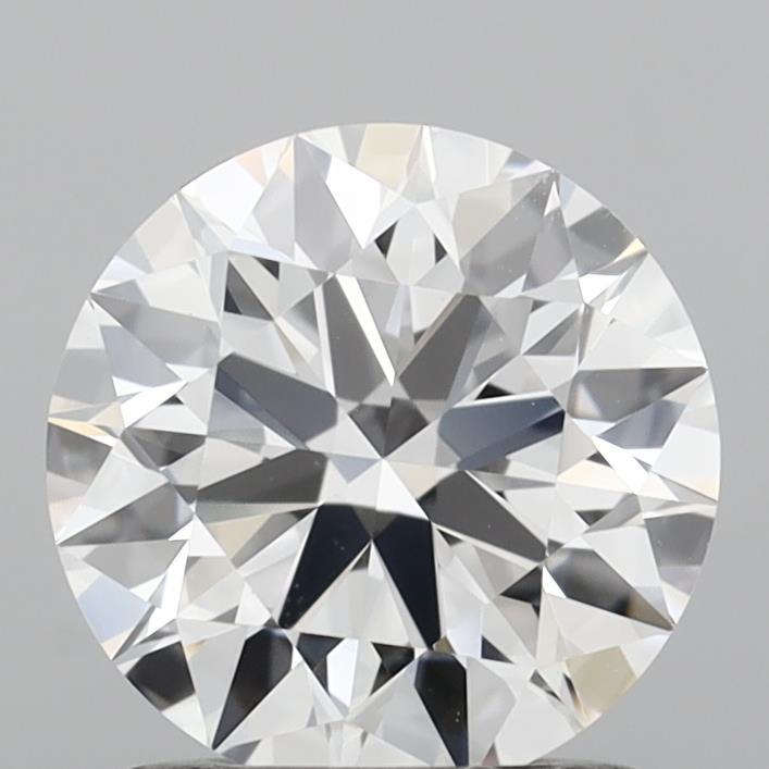 1.23 Carat Round Shaped, Ideal Cut, D Color, VVS1 Clarity, IGI Certified Lab Grown Diamond
