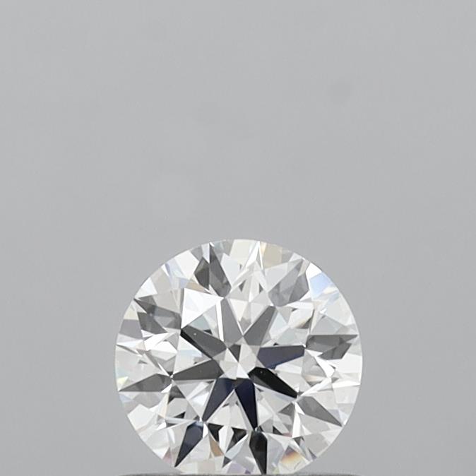 0.61 Carat Round Shaped, Ideal Cut, D Color, VS2 Clarity, IGI Certified Lab Grown Diamond