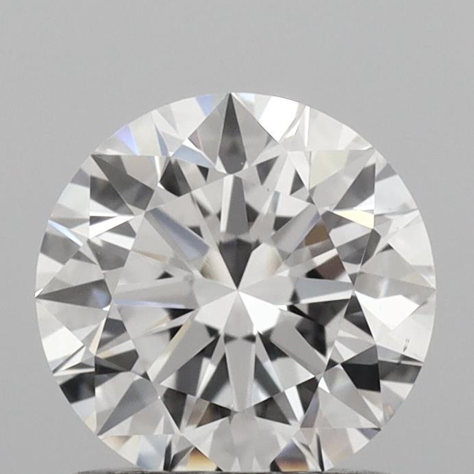1.02 Carat Round Shaped, Ideal Cut, D Color, VS2 Clarity, IGI Certified Lab Grown Diamond
