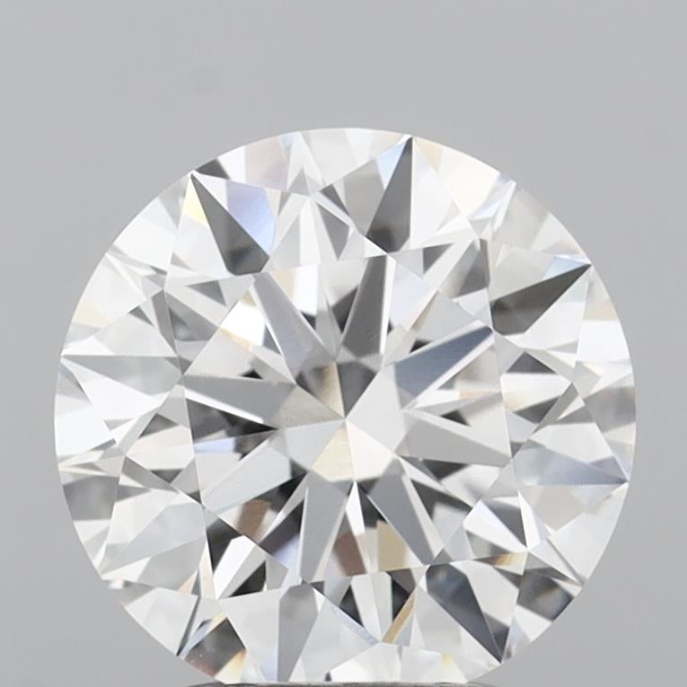 2.58 Carat Round Shaped, Ideal Cut, D Color, VVS1 Clarity, IGI Certified Lab Grown Diamond