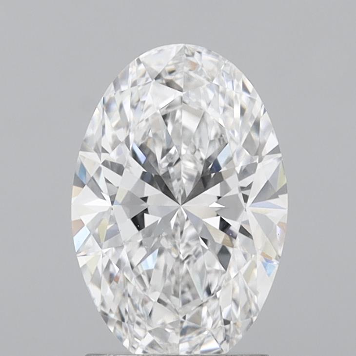 2.01 Carat Oval Shaped, Ideal Cut, D Color, VVS2 Clarity, IGI Certified Lab Grown Diamond