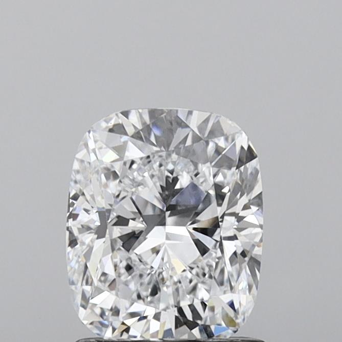 1.56 Carat Cushion Shaped, Ideal Cut, D Color, IF Clarity, IGI Certified Lab Grown Diamond