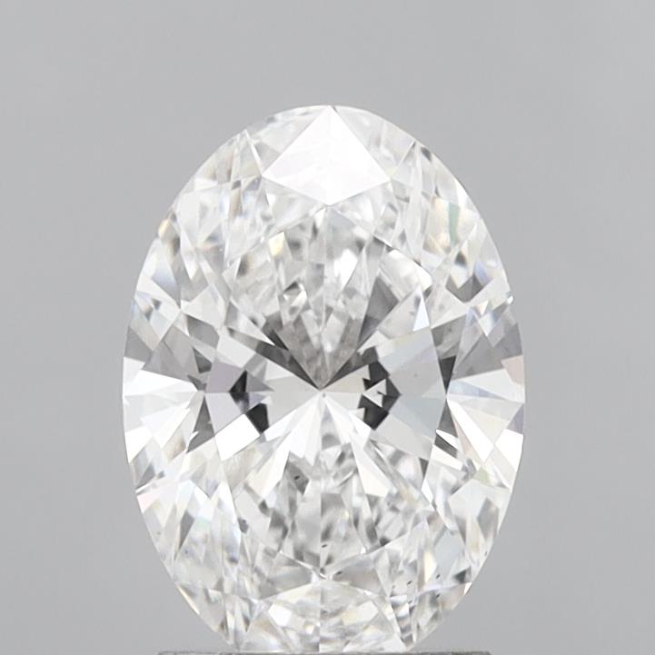 2.02 Carat Oval Shaped, Ideal Cut, D Color, VS2 Clarity, IGI Certified Lab Grown Diamond