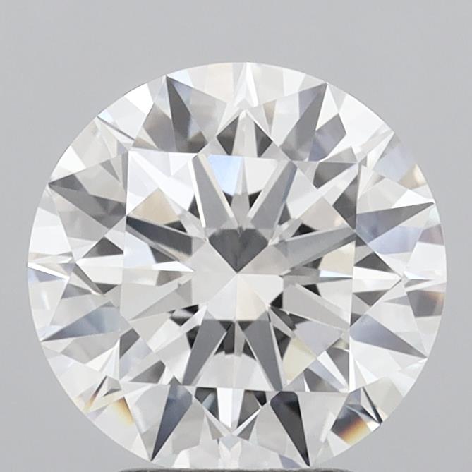 3.07 Carat Round Shaped, Ideal Cut, E Color, VVS2 Clarity, IGI Certified Lab Grown Diamond