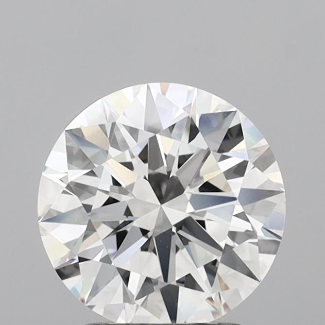 2.05 Carat Round Shaped, Ideal Cut, F Color, VVS2 Clarity, IGI Certified Lab Grown Diamond