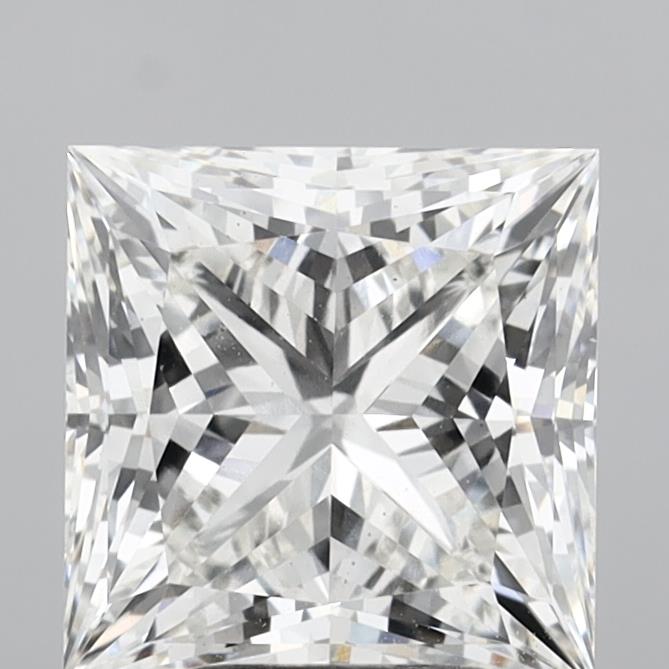 4.03 Carat Princess Shaped, Ideal Cut, G Color, VS1 Clarity, IGI Certified Lab Grown Diamond