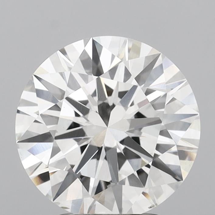 3.00 Carat Round Shaped, Excellent Cut, F Color, VS2 Clarity, IGI Certified Lab Grown Diamond