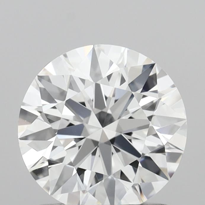 1.07 Carat Round Shaped, Ideal Cut, D Color, VVS2 Clarity, IGI Certified Lab Grown Diamond