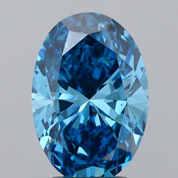 3.00 Carat Oval Shaped, Excellent Cut, VS1 Clarity, IGI Certified Lab Grown Diamond
