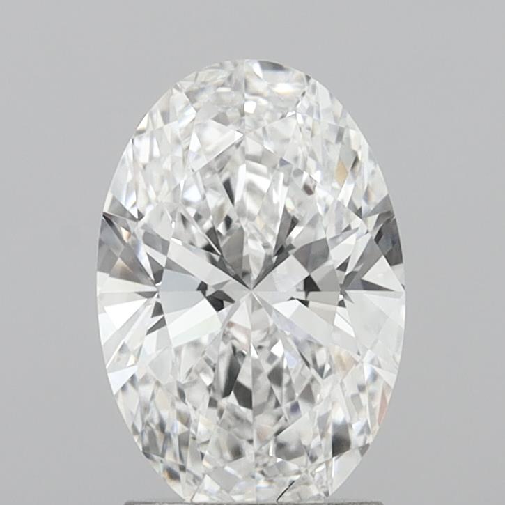 2.10 Carat Oval Shaped, Ideal Cut, E Color, VVS1 Clarity, IGI Certified Lab Grown Diamond