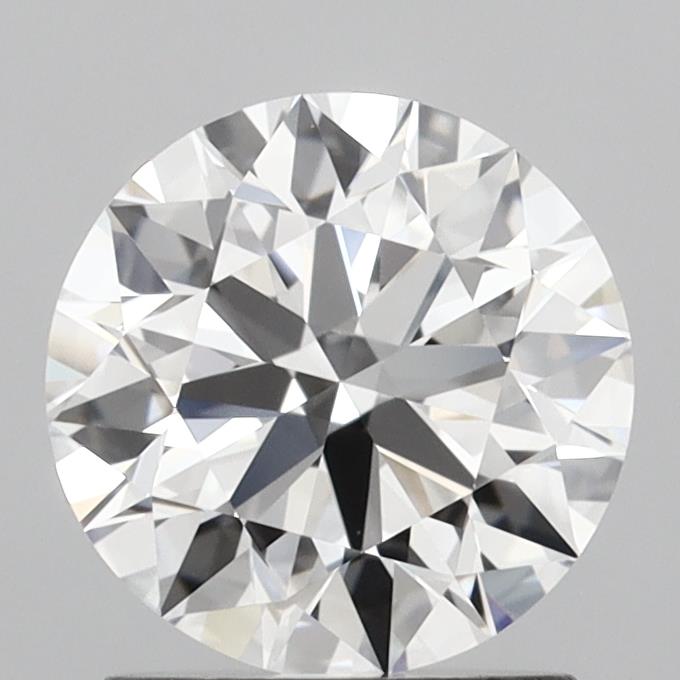 1.55 Carat Round Shaped, Ideal Cut, D Color, VVS2 Clarity, IGI Certified Lab Grown Diamond