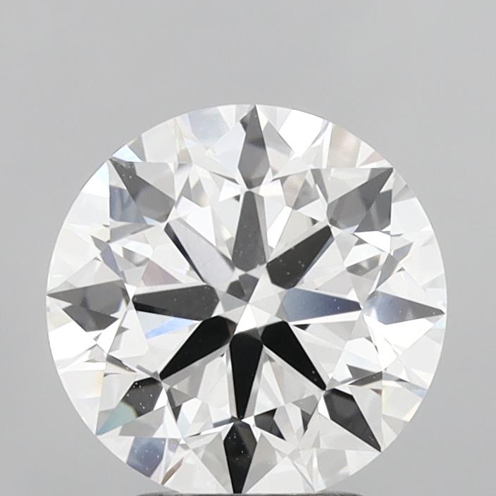 3.04 Carat Round Shaped, Ideal Cut, E Color, VVS2 Clarity, IGI Certified Lab Grown Diamond