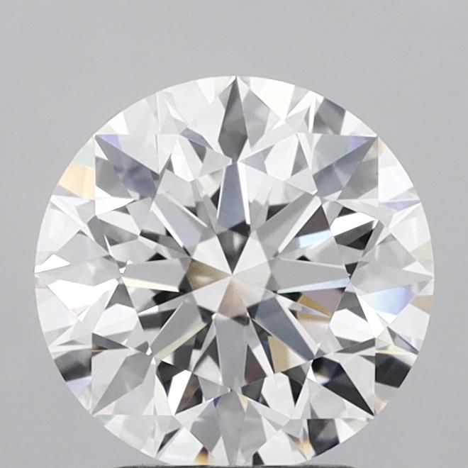 2.70 Carat Round Shaped, Excellent Cut, E Color, VVS2 Clarity, IGI Certified Lab Grown Diamond