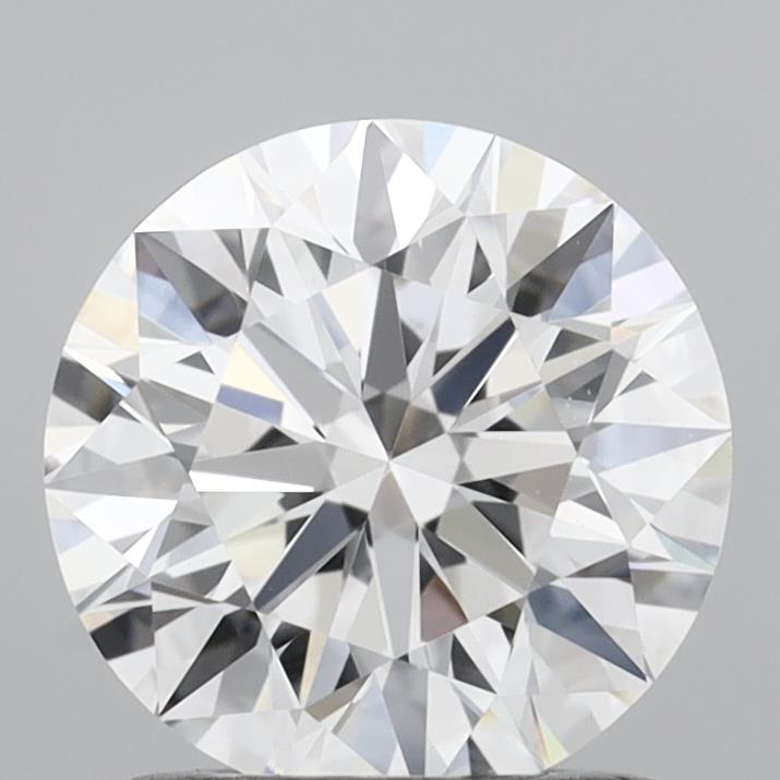 1.24 Carat Round Shaped, Excellent Cut, D Color, VVS2 Clarity, IGI Certified Lab Grown Diamond