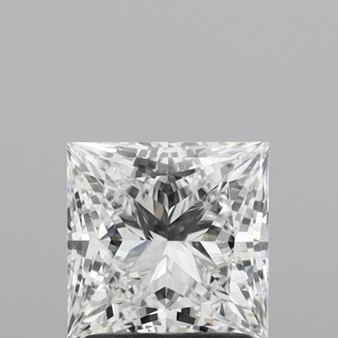 1.53 Carat Princess Shaped, Ideal Cut, E Color, VVS2 Clarity, IGI Certified Lab Grown Diamond