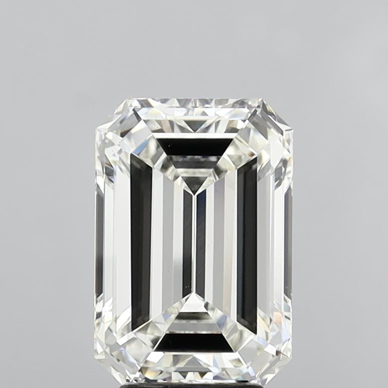 5.10 Carat Emerald Shaped, Ideal Cut, G Color, VVS2 Clarity, IGI Certified Lab Grown Diamond