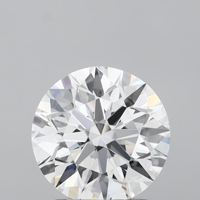 1.59 Carat Round Shaped, Ideal Cut, D Color, VS1 Clarity, IGI Certified Lab Grown Diamond