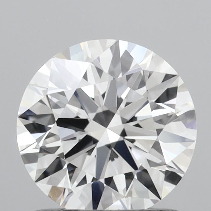 1.08 Carat Round Shaped, Ideal Cut, D Color, VVS2 Clarity, IGI Certified Lab Grown Diamond