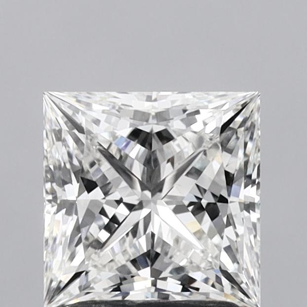 1.97 Carat Princess Shaped, Ideal Cut, F Color, VVS2 Clarity, IGI Certified Lab Grown Diamond