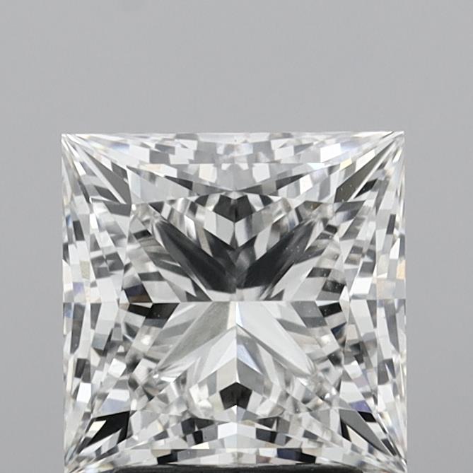 3.02 Carat Princess Shaped, Ideal Cut, G Color, VVS2 Clarity, IGI Certified Lab Grown Diamond