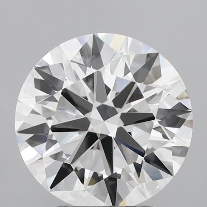 3.06 Carat Round Shaped, Ideal Cut, E Color, VVS2 Clarity, IGI Certified Lab Grown Diamond