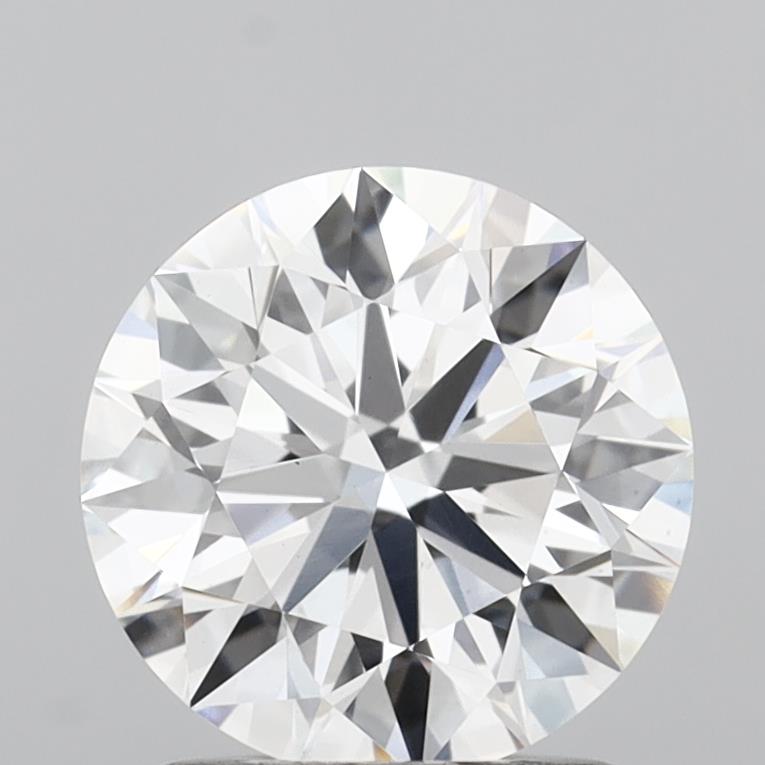 1.58 Carat Round Shaped, Ideal Cut, D Color, VS1 Clarity, IGI Certified Lab Grown Diamond