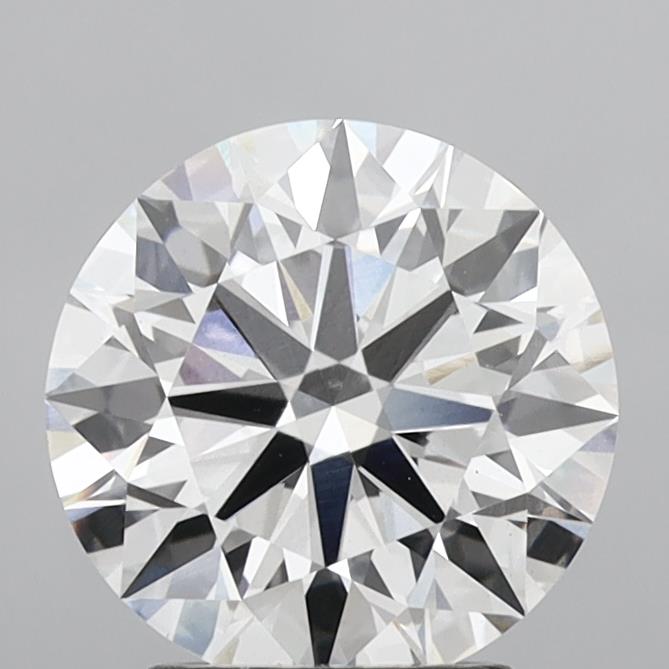 3.06 Carat Round Shaped, Ideal Cut, E Color, VVS2 Clarity, IGI Certified Lab Grown Diamond