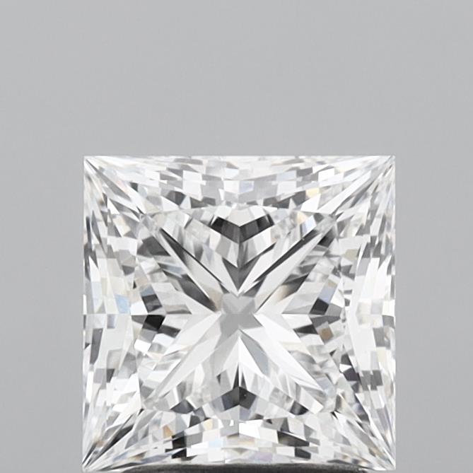 2.25 Carat Princess Shaped, Ideal Cut, D Color, VVS2 Clarity, IGI Certified Lab Grown Diamond