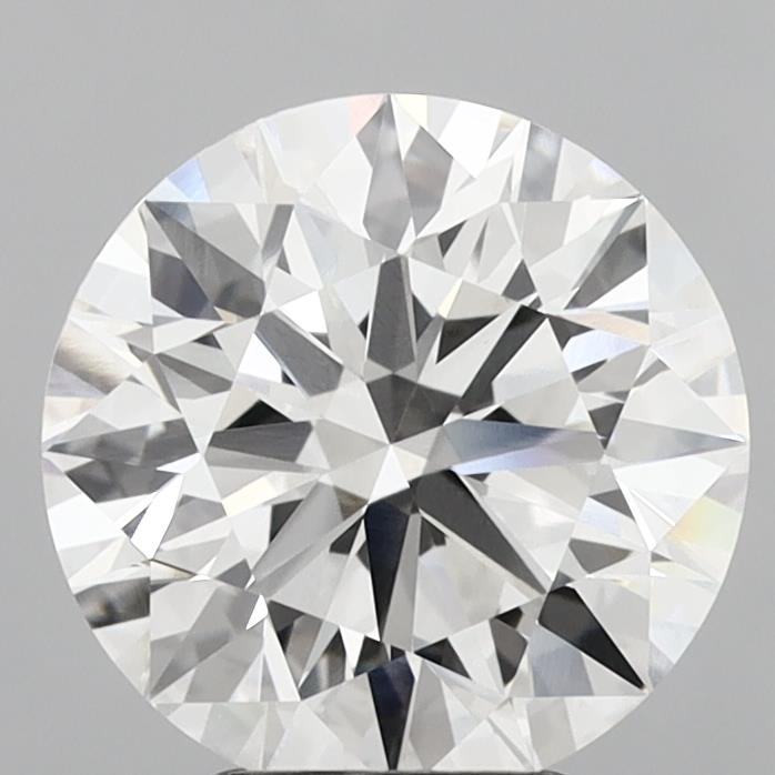 4.29 Carat Round Shaped, Ideal Cut, F Color, VVS2 Clarity, IGI Certified Lab Grown Diamond