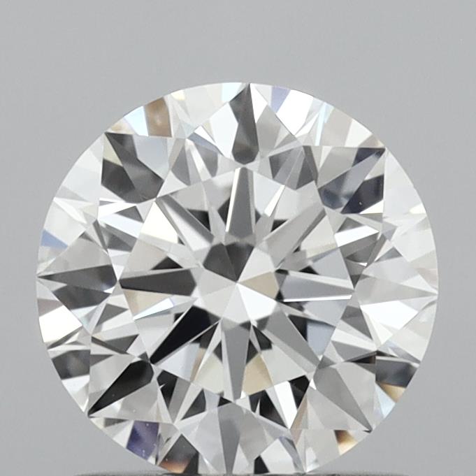 1.02 Carat Round Shaped, Ideal Cut, D Color, VVS2 Clarity, IGI Certified Lab Grown Diamond