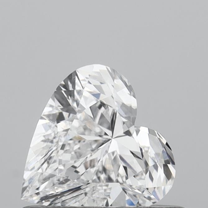 0.52 Carat Heart Shaped, Very Good Cut, D Color, VS2 Clarity, IGI Certified Lab Grown Diamond