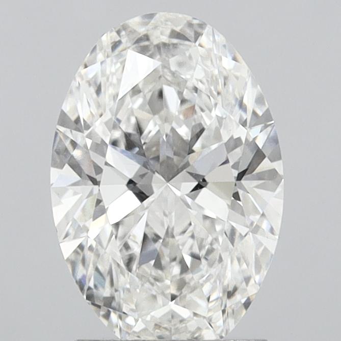 2.09 Carat Oval Shaped, Ideal Cut, F Color, VVS2 Clarity, IGI Certified Lab Grown Diamond