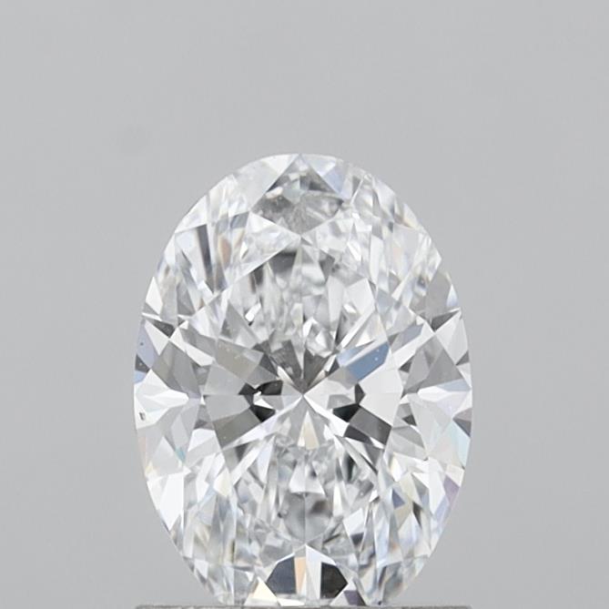 1.23 Carat Oval Shaped, Ideal Cut, D Color, VVS2 Clarity, IGI Certified Lab Grown Diamond