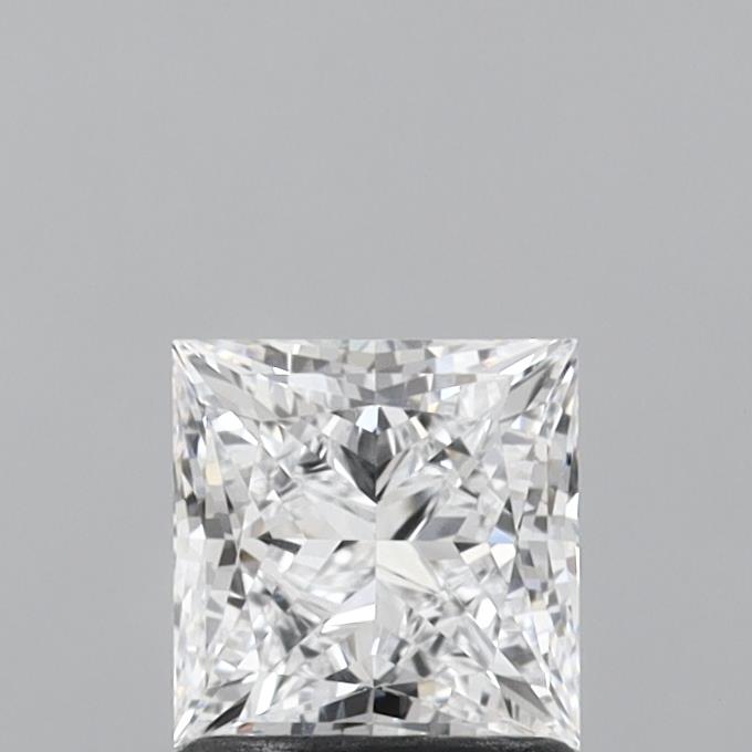 1.29 Carat Princess Shaped, Ideal Cut, D Color, VVS2 Clarity, IGI Certified Lab Grown Diamond