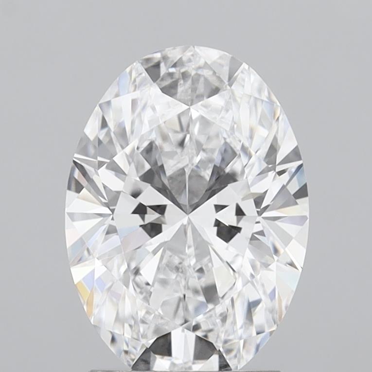 2.34 Carat Oval Shaped, Very Good Cut, D Color, VS1 Clarity, IGI Certified Lab Grown Diamond