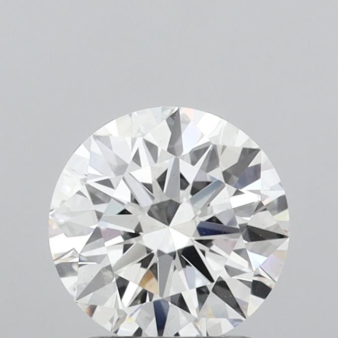 1.57 Carat Round Shaped, Ideal Cut, D Color, VS2 Clarity, IGI Certified Lab Grown Diamond