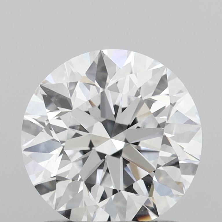 1.22 Carat Round Shaped, Excellent Cut, D Color, VVS2 Clarity, IGI Certified Lab Grown Diamond
