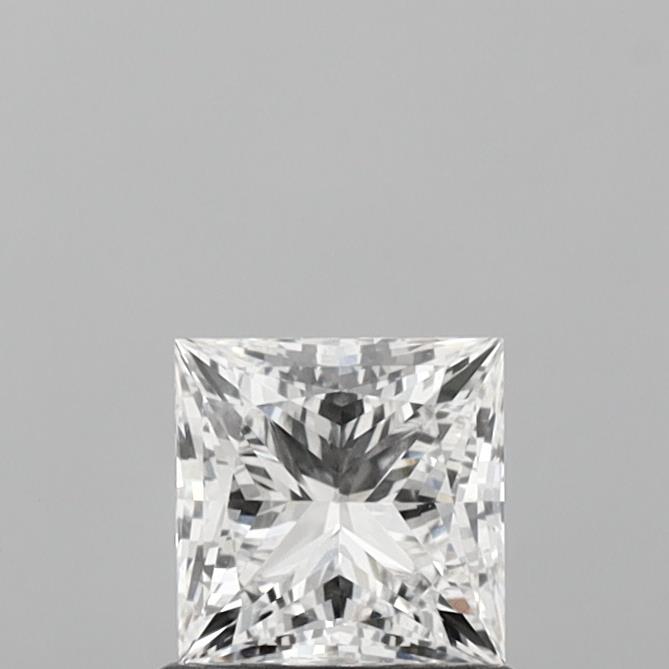 0.98 Carat Princess Shaped, Ideal Cut, E Color, VVS2 Clarity, IGI Certified Lab Grown Diamond
