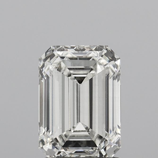 1.59 Carat Emerald Shaped, Ideal Cut, F Color, VS1 Clarity, IGI Certified Lab Grown Diamond